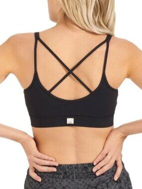 Vuori Mindset Bra in Black size XS